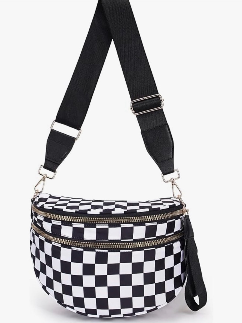 Spacious Nylon Bum Bag